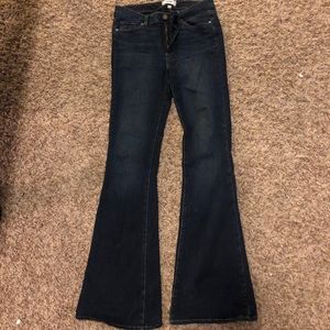 skinny flare jeans